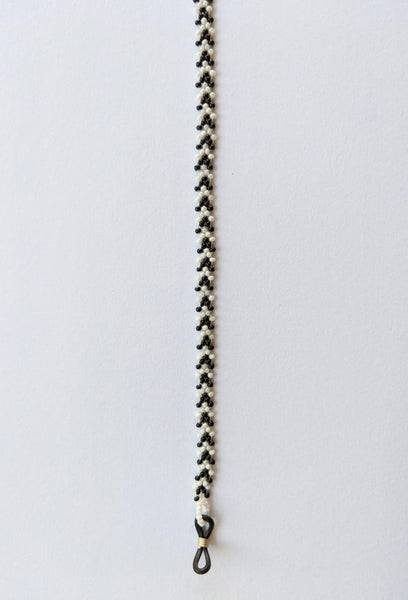 Spectacle chain - Black & White Chevron